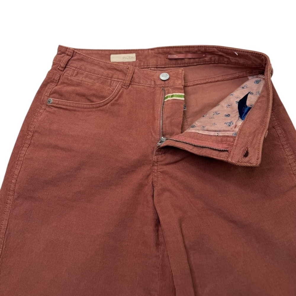 Anthropologie Pilcro The Gwen Wide Leg Pants in Rust - Picture 7 of 13